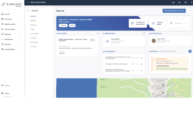 e-parcours session de formation
